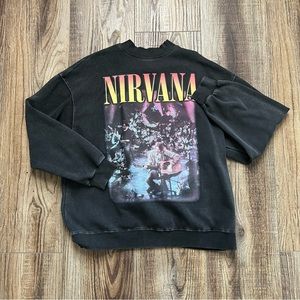 nirvana crewneck sweater